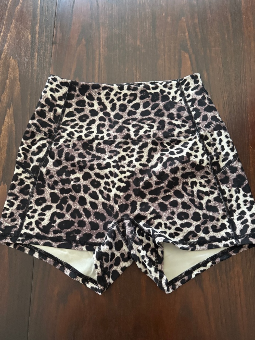 Cheetah Print Athletic Shorts